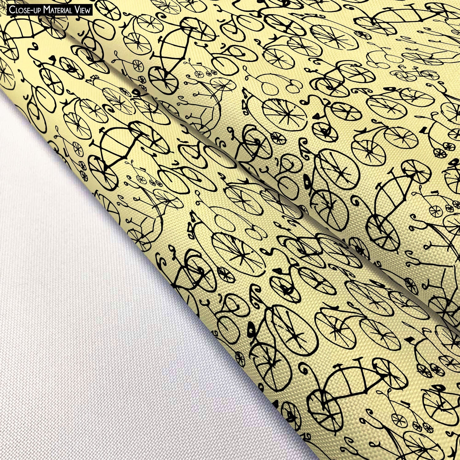 Hand Painted Bikes Cushion Cover Throw Pillow