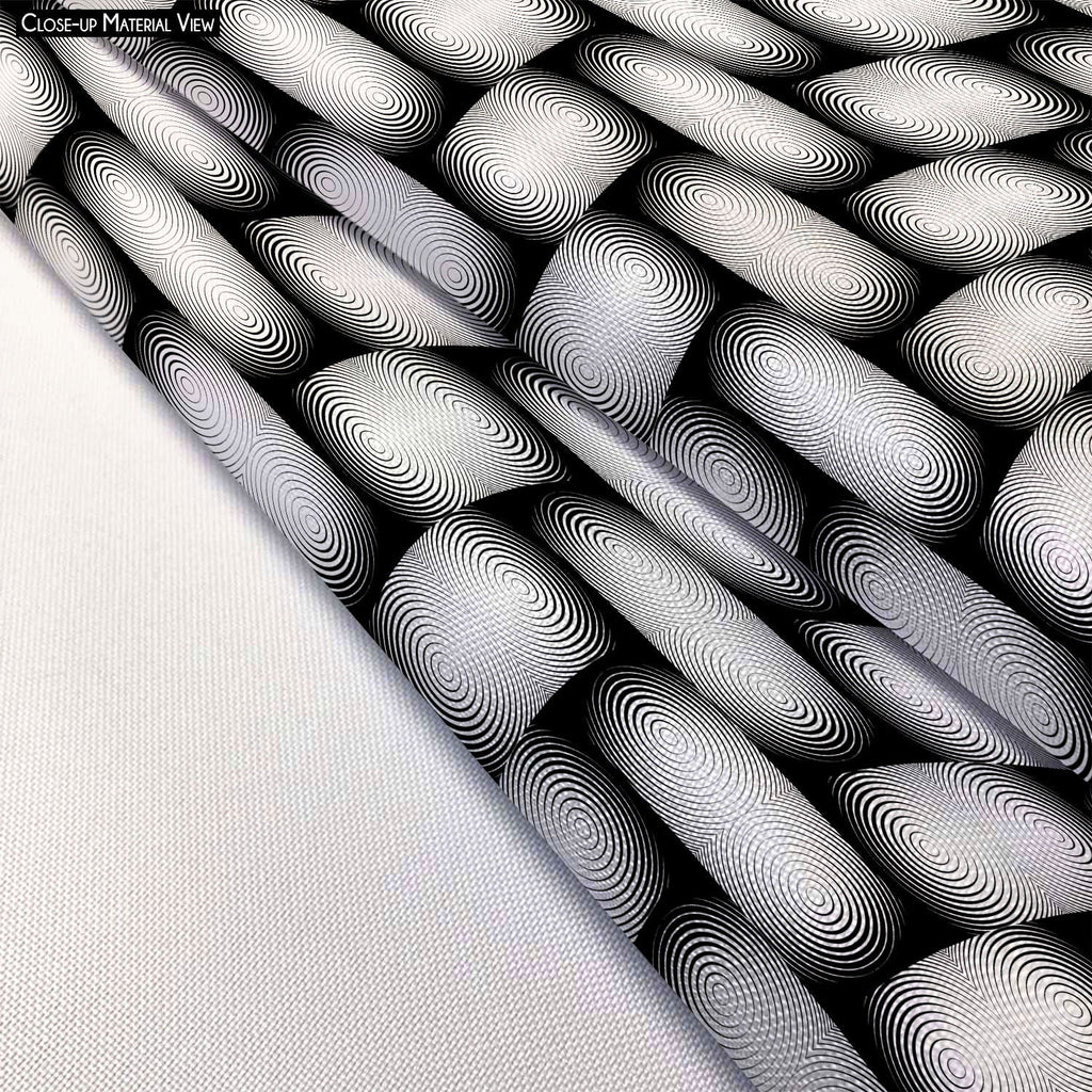 Monochrome Geometric D2 Cushion Cover Throw Pillow