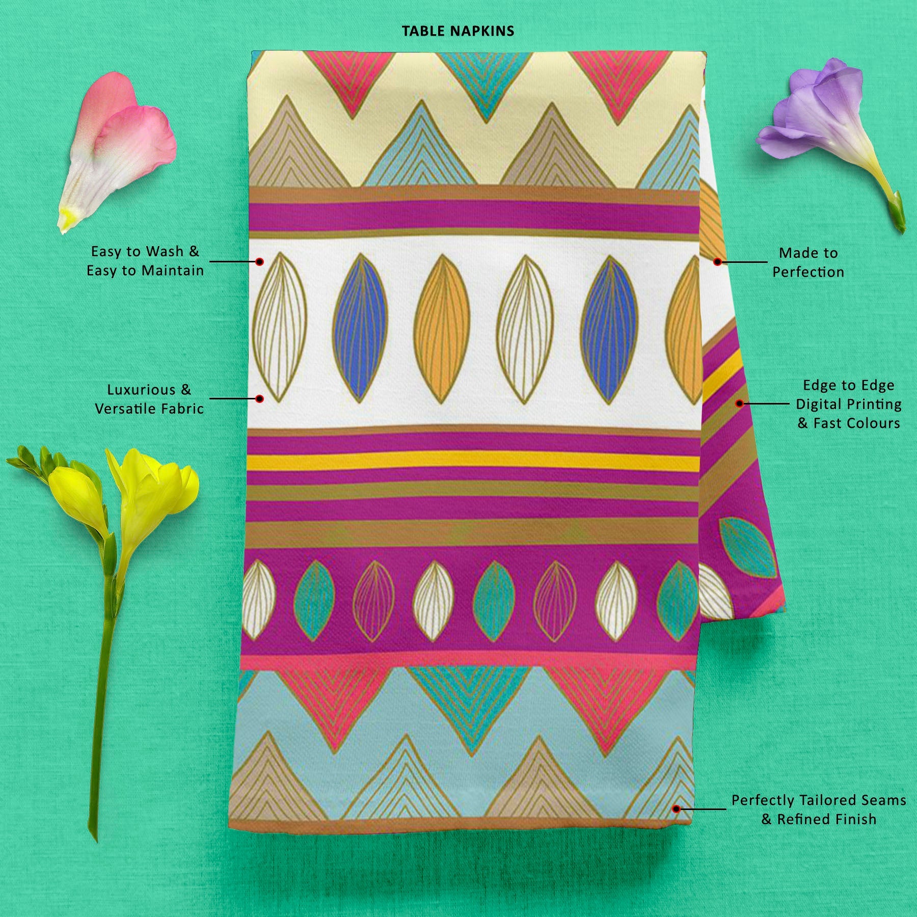 Tribal Art D2 Table Napkin