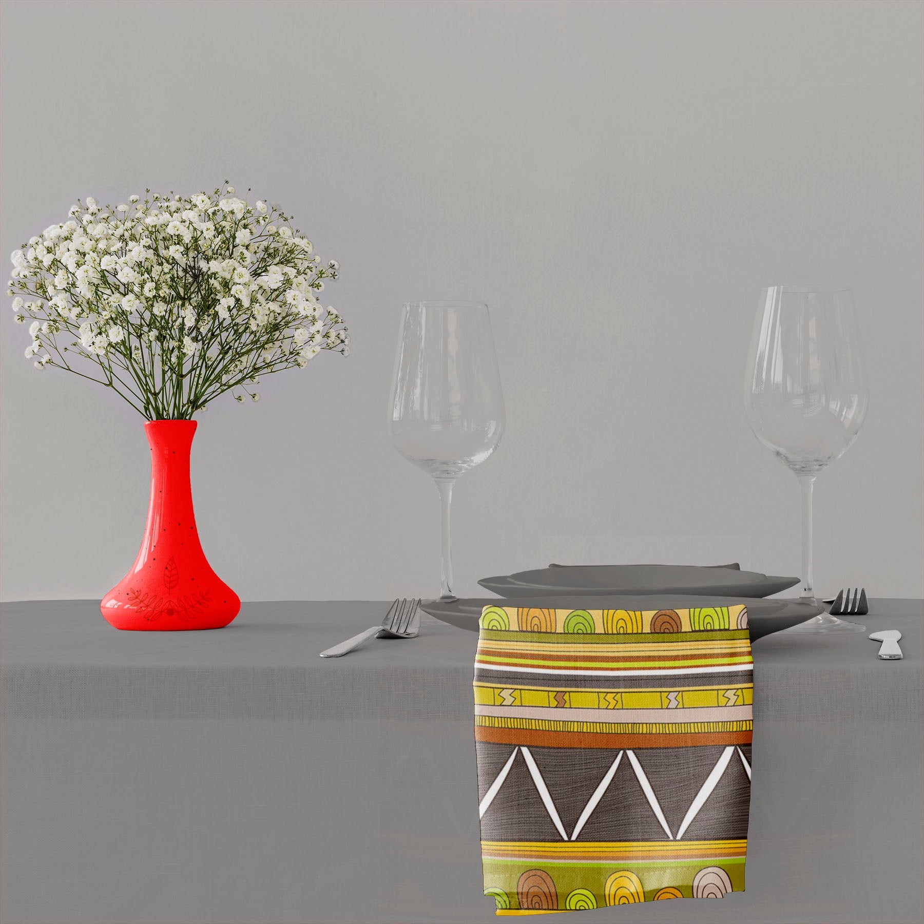 Tribal Art D3 Table Napkin