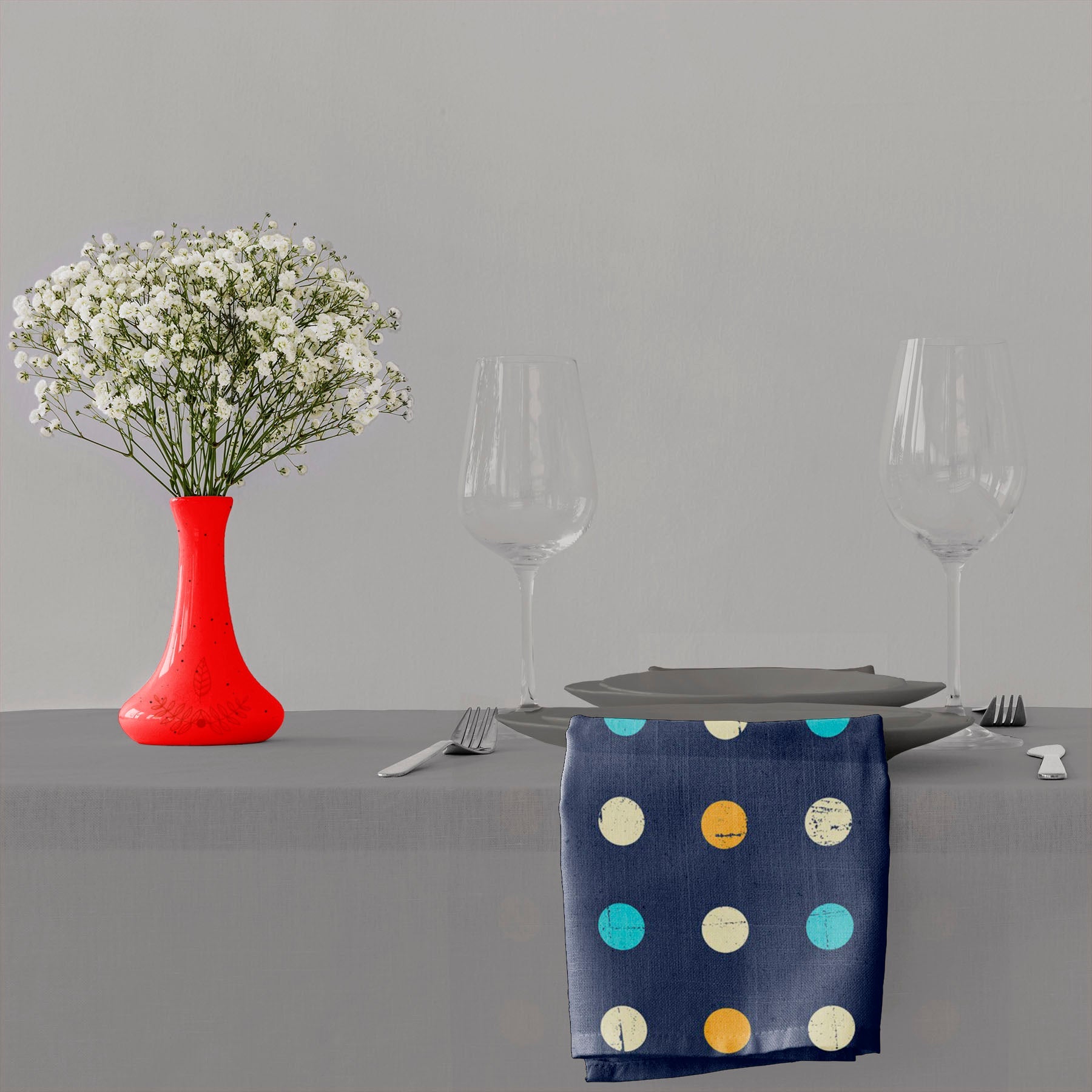 Polka Pattern Table Napkin