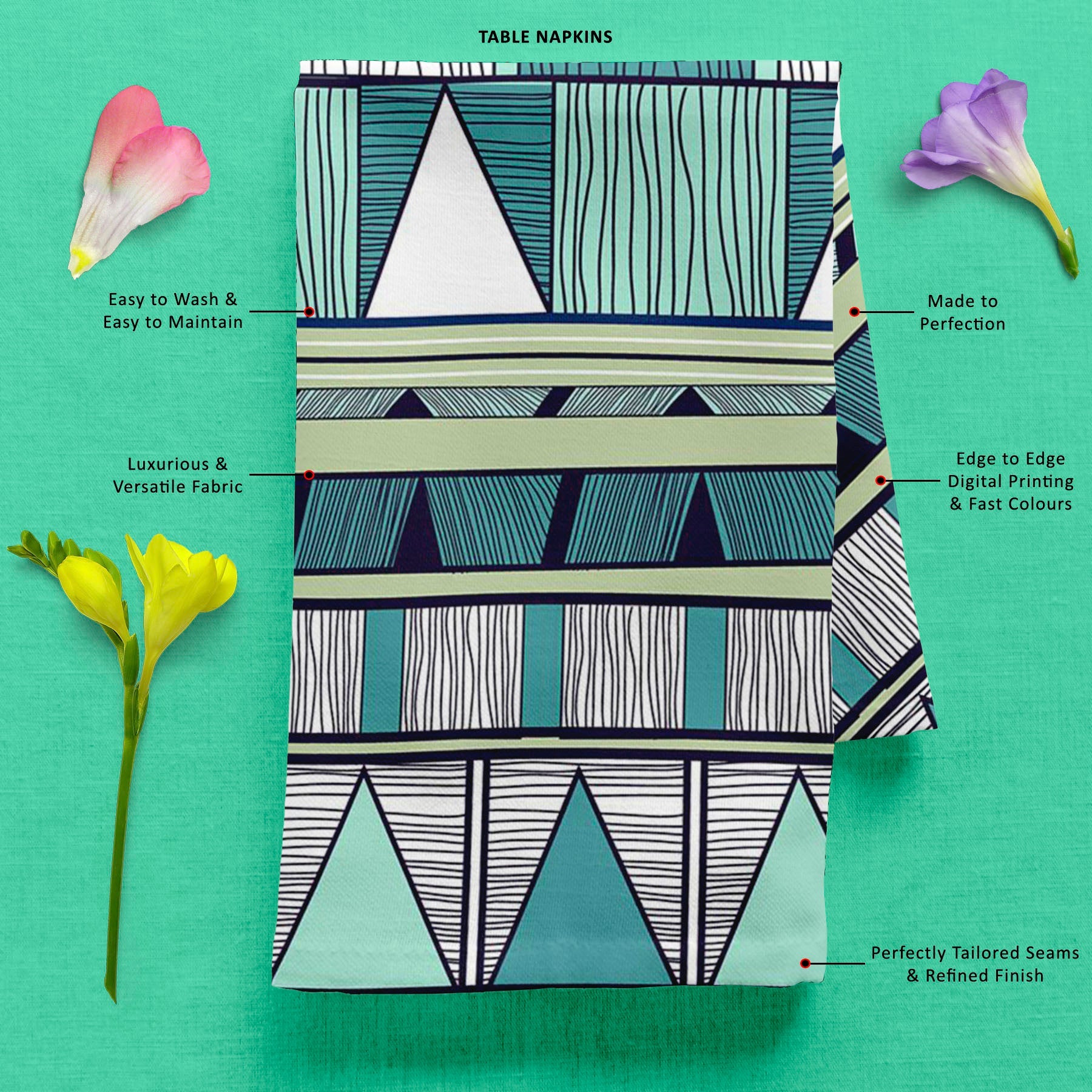Tribal Art D4 Table Napkin