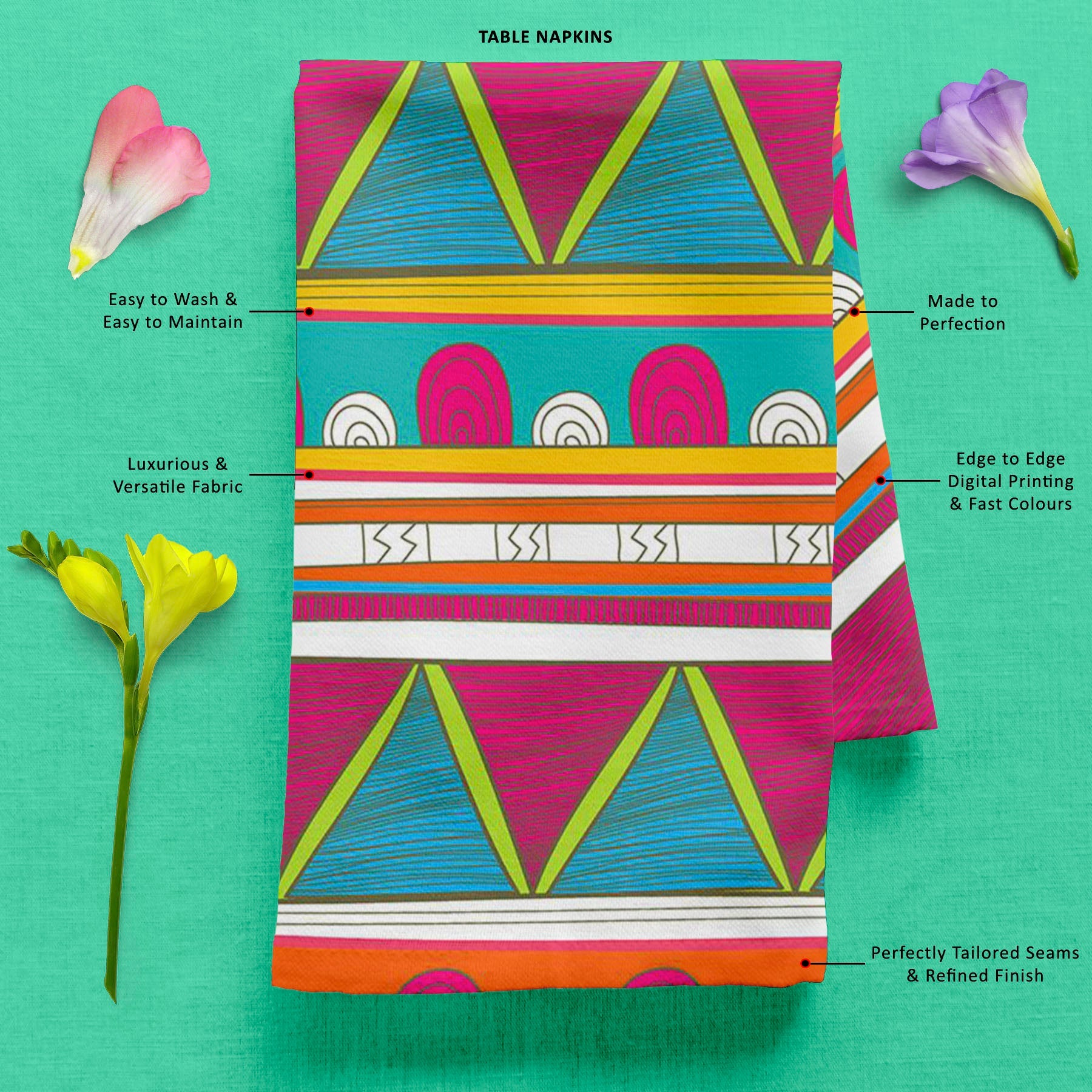 Tribal Art D5 Table Napkin