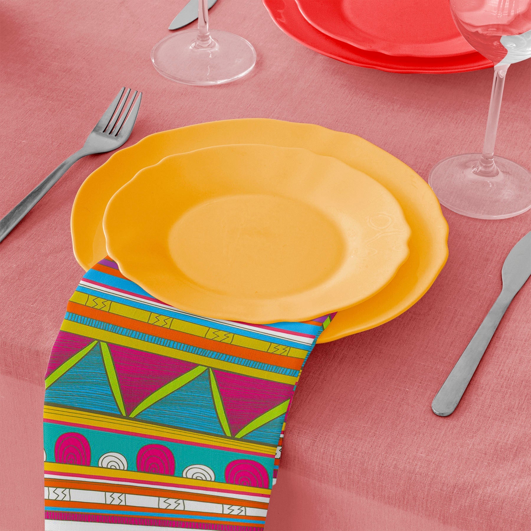 Tribal Art D5 Table Napkin