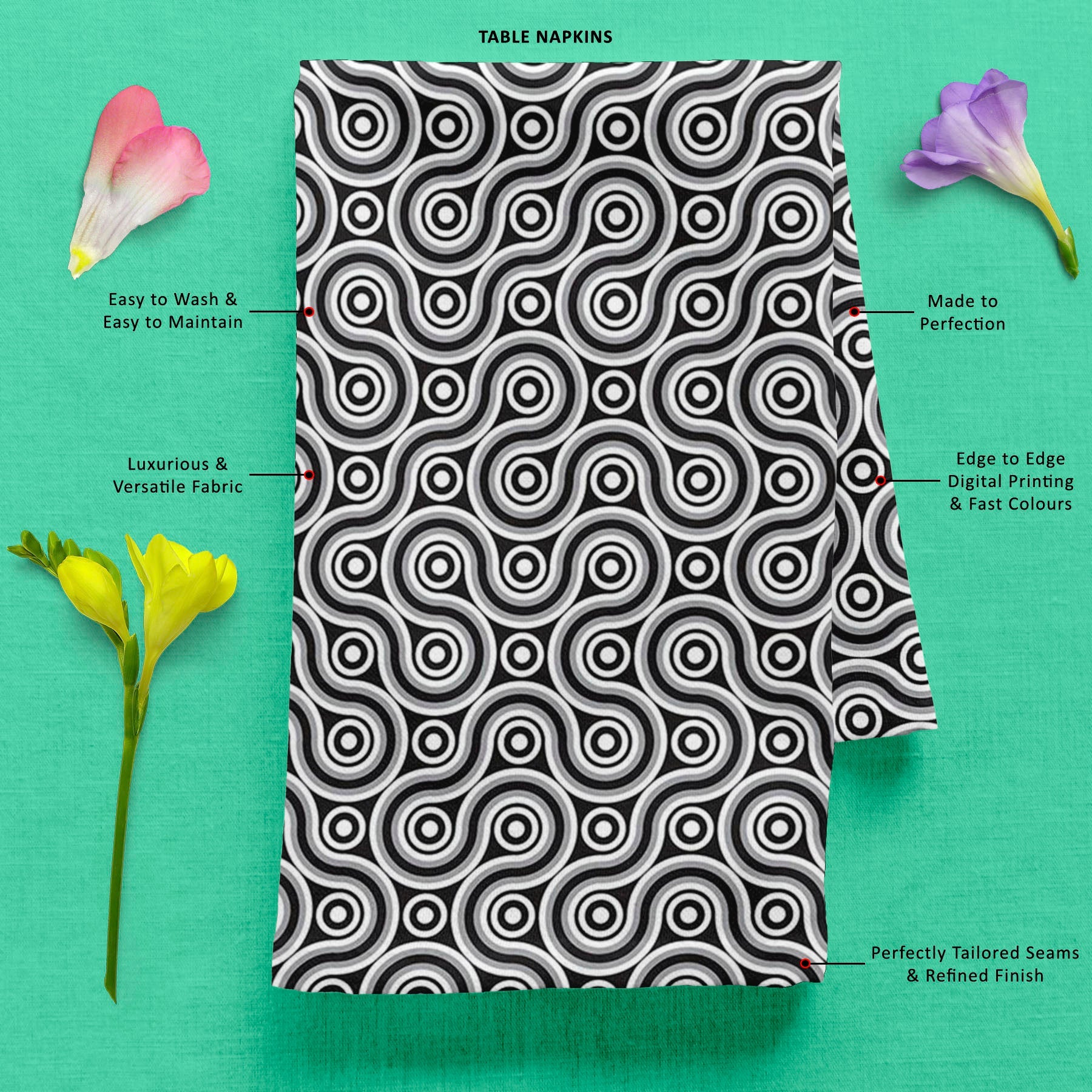 Infinite Line Table Napkin