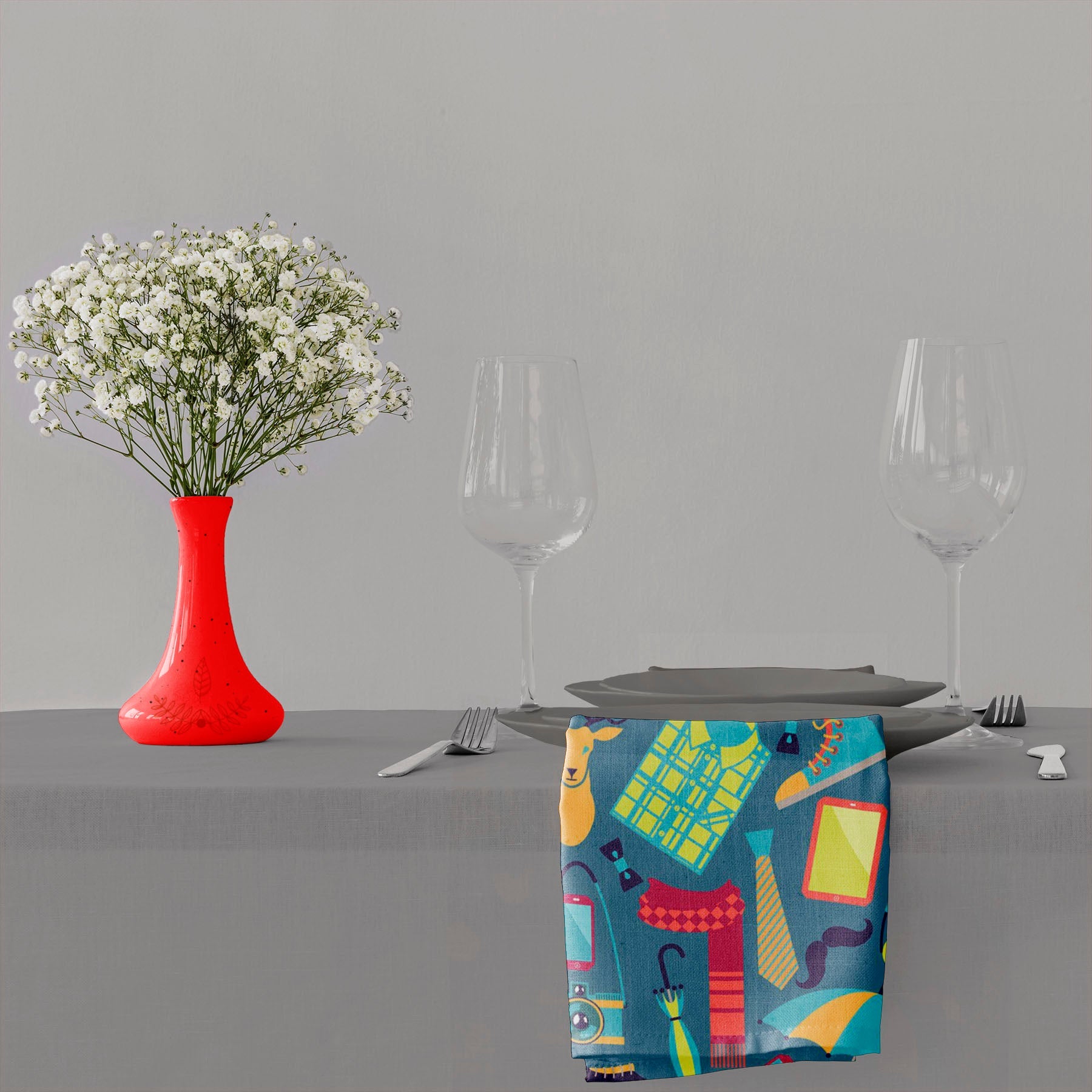 Hipster Table Napkin
