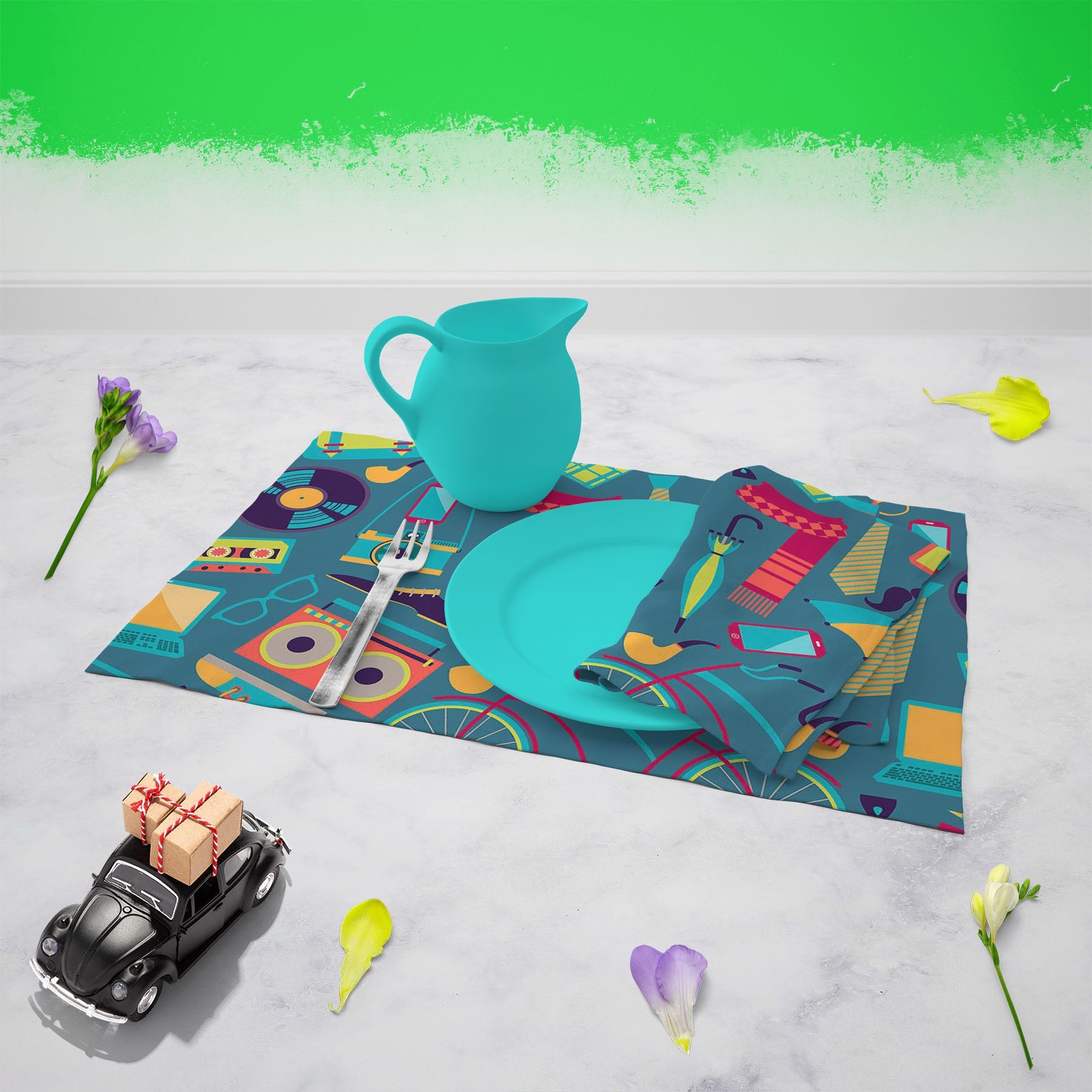 Hipster Table Napkin