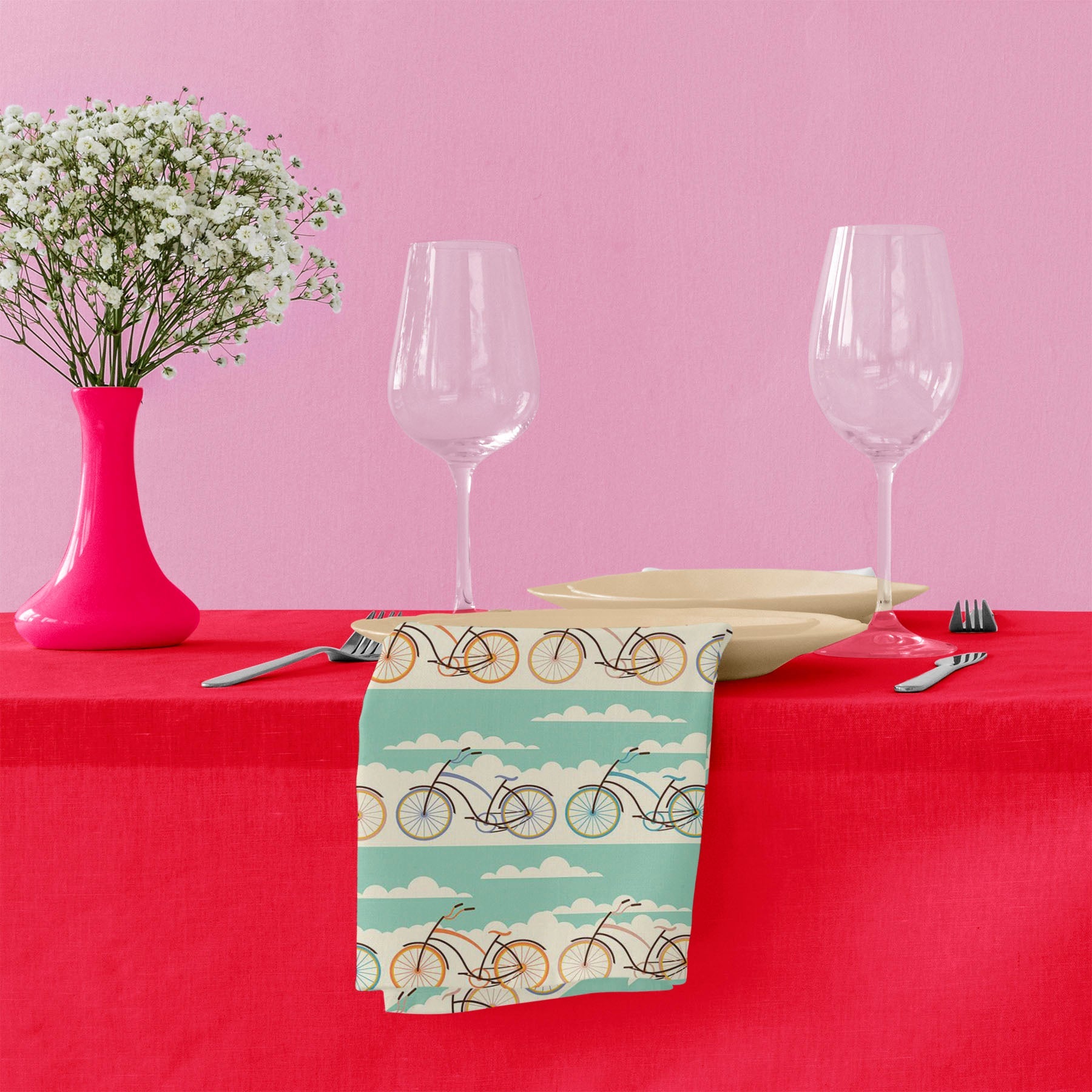 Retro Design Table Napkin