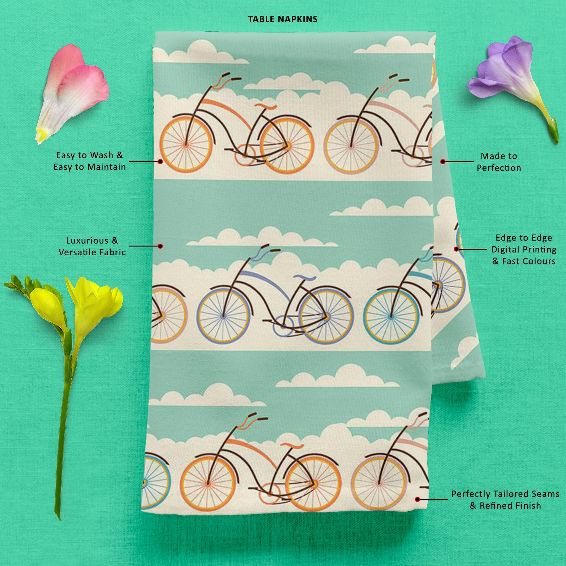 Retro Design Table Napkin