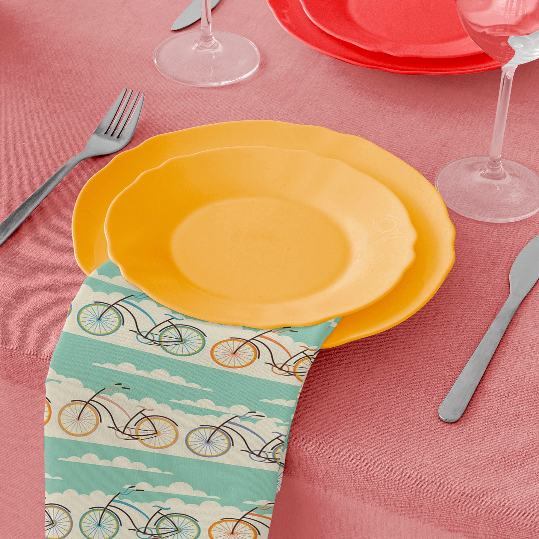 Retro Design Table Napkin