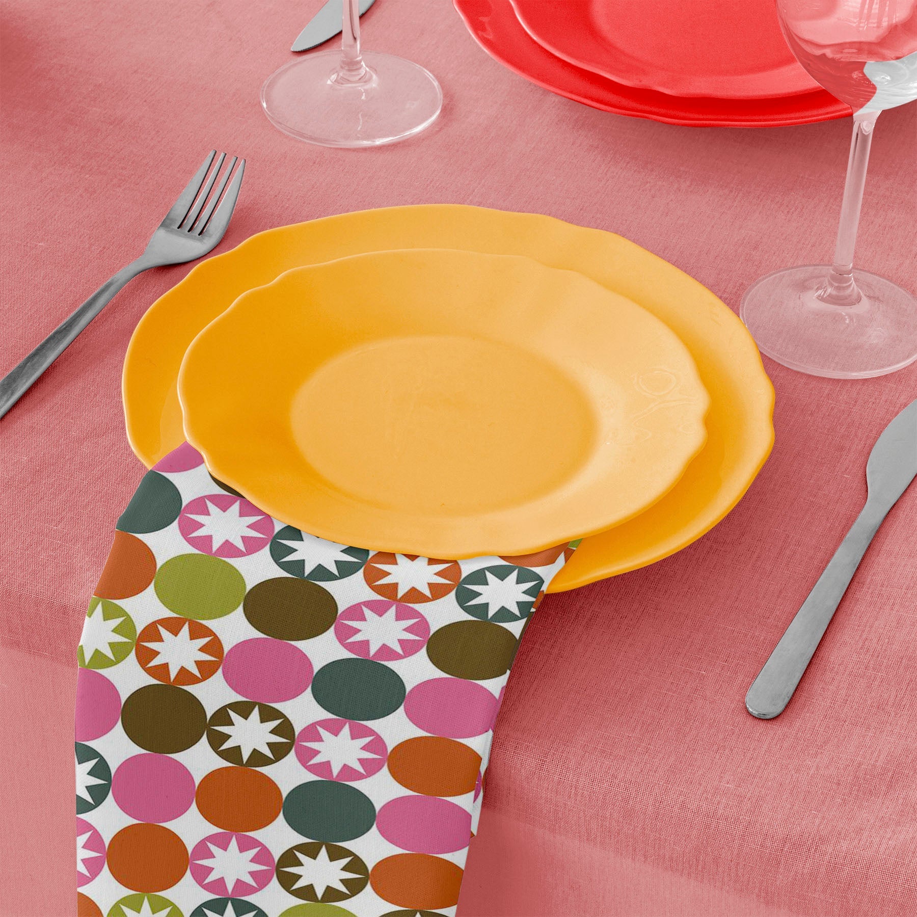 Stars & Circles Table Napkin