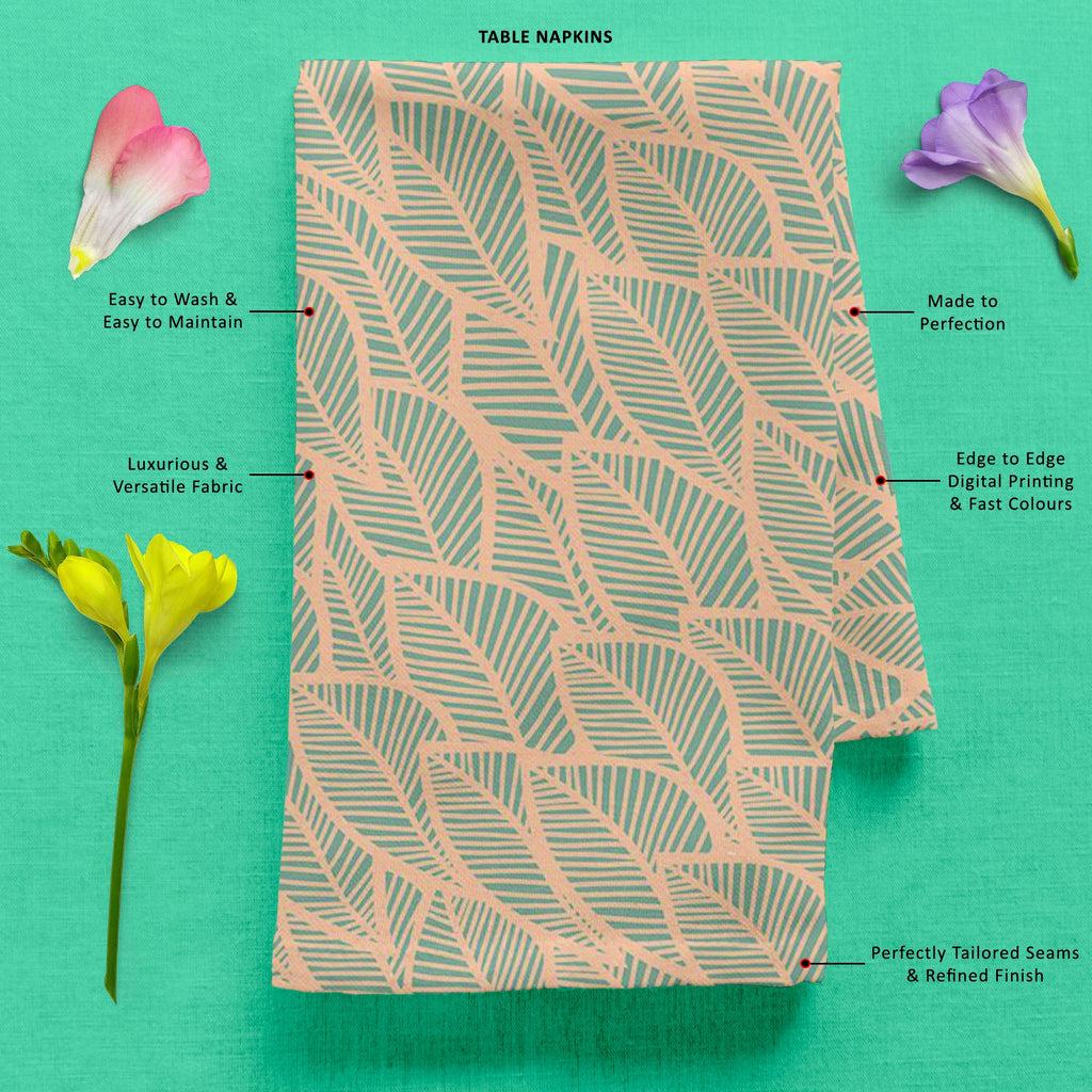 Blue Leaf D2 Table Napkin
