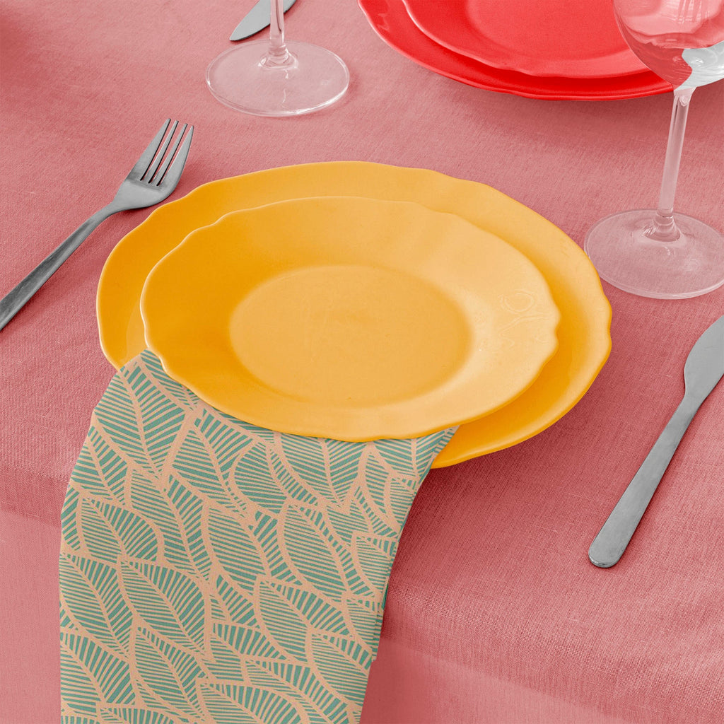 Blue Leaf D2 Table Napkin