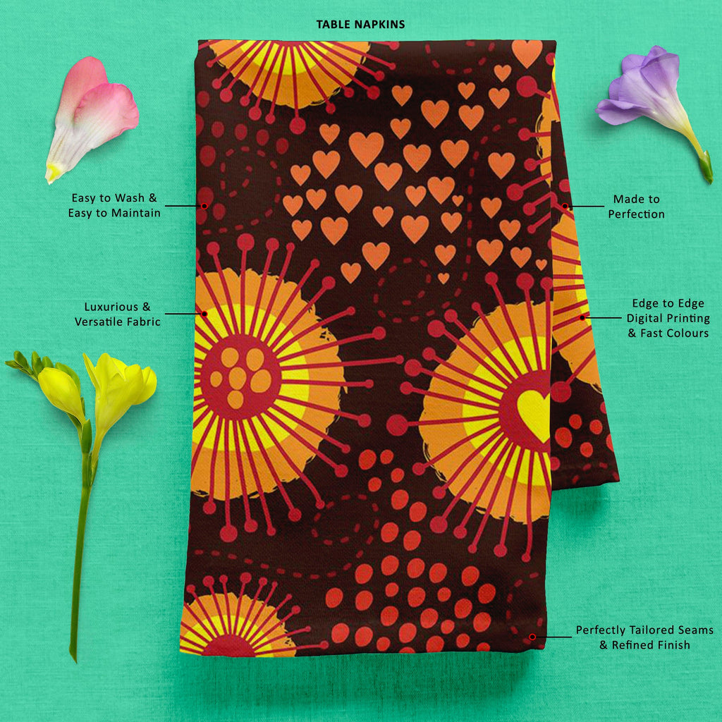 Psychedelic Art D1 Table Napkin