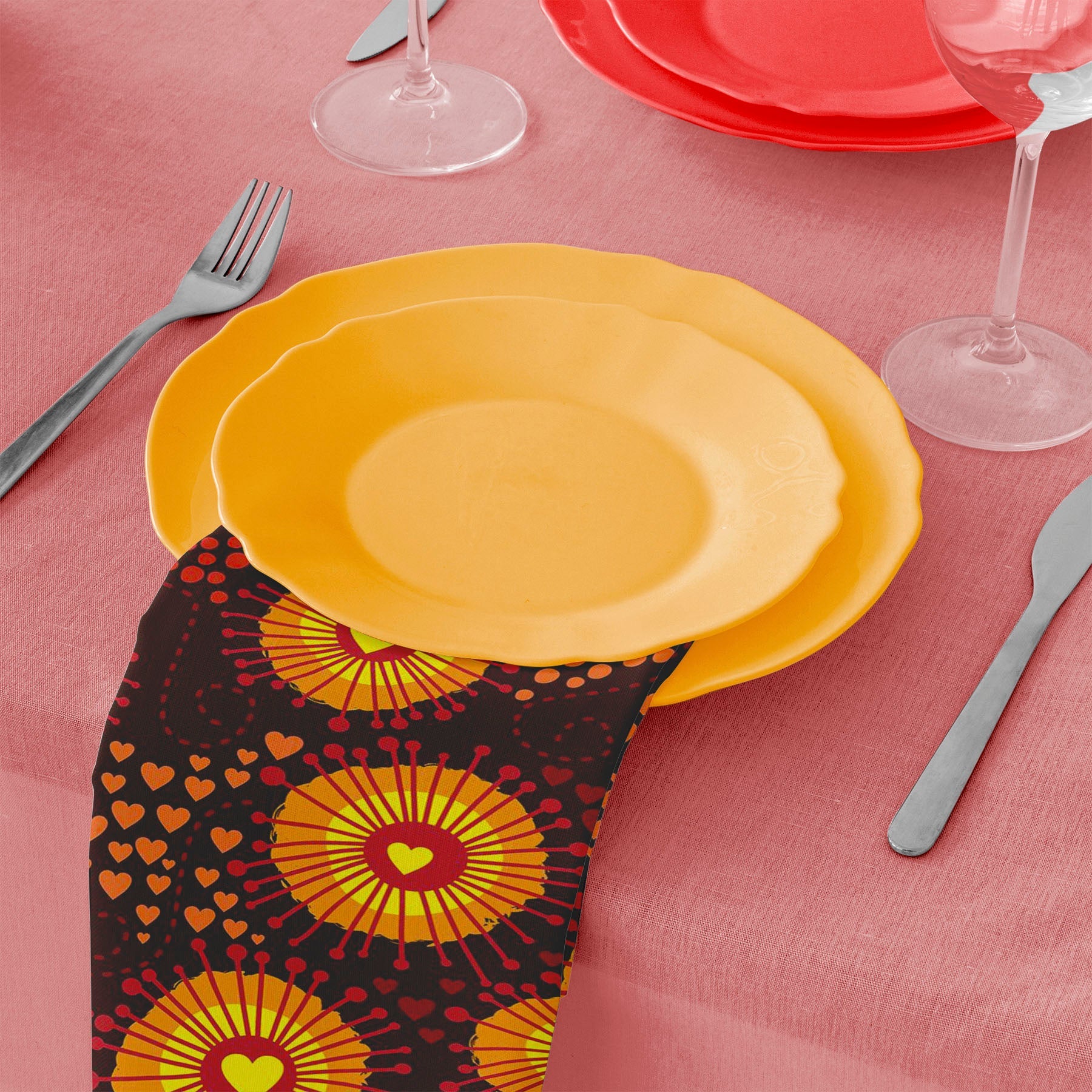 Psychedelic Art D1 Table Napkin