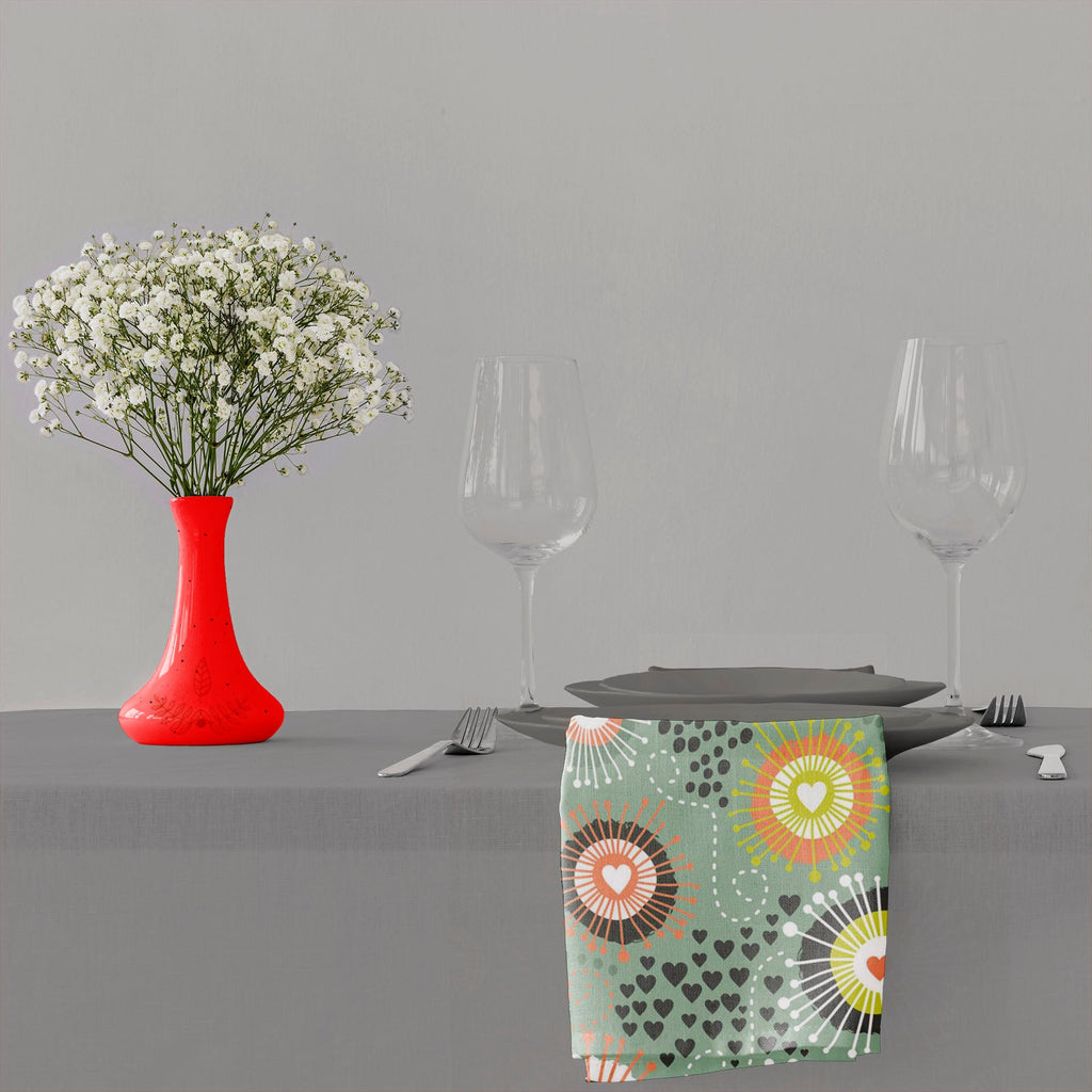 Psychedelic Art D2 Table Napkin
