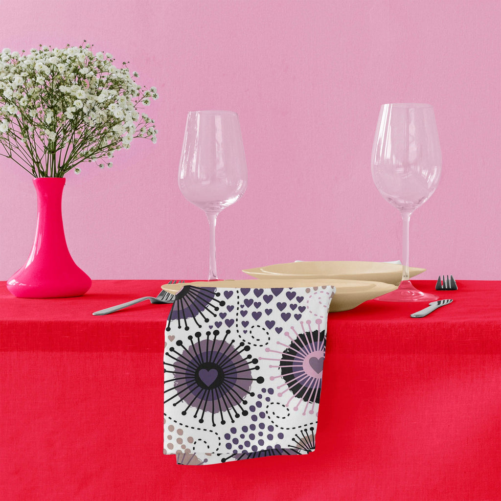 Circle & Hearts Table Napkin