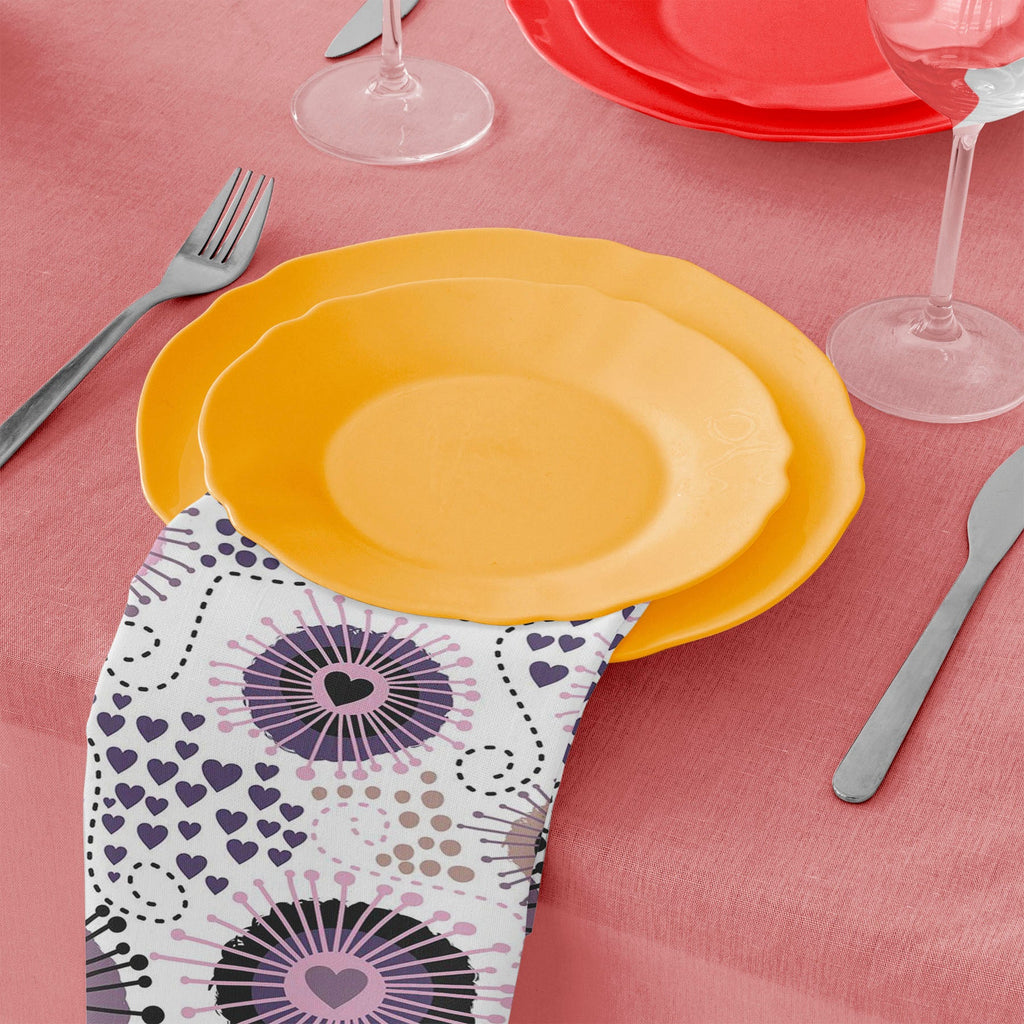Circle & Hearts Table Napkin