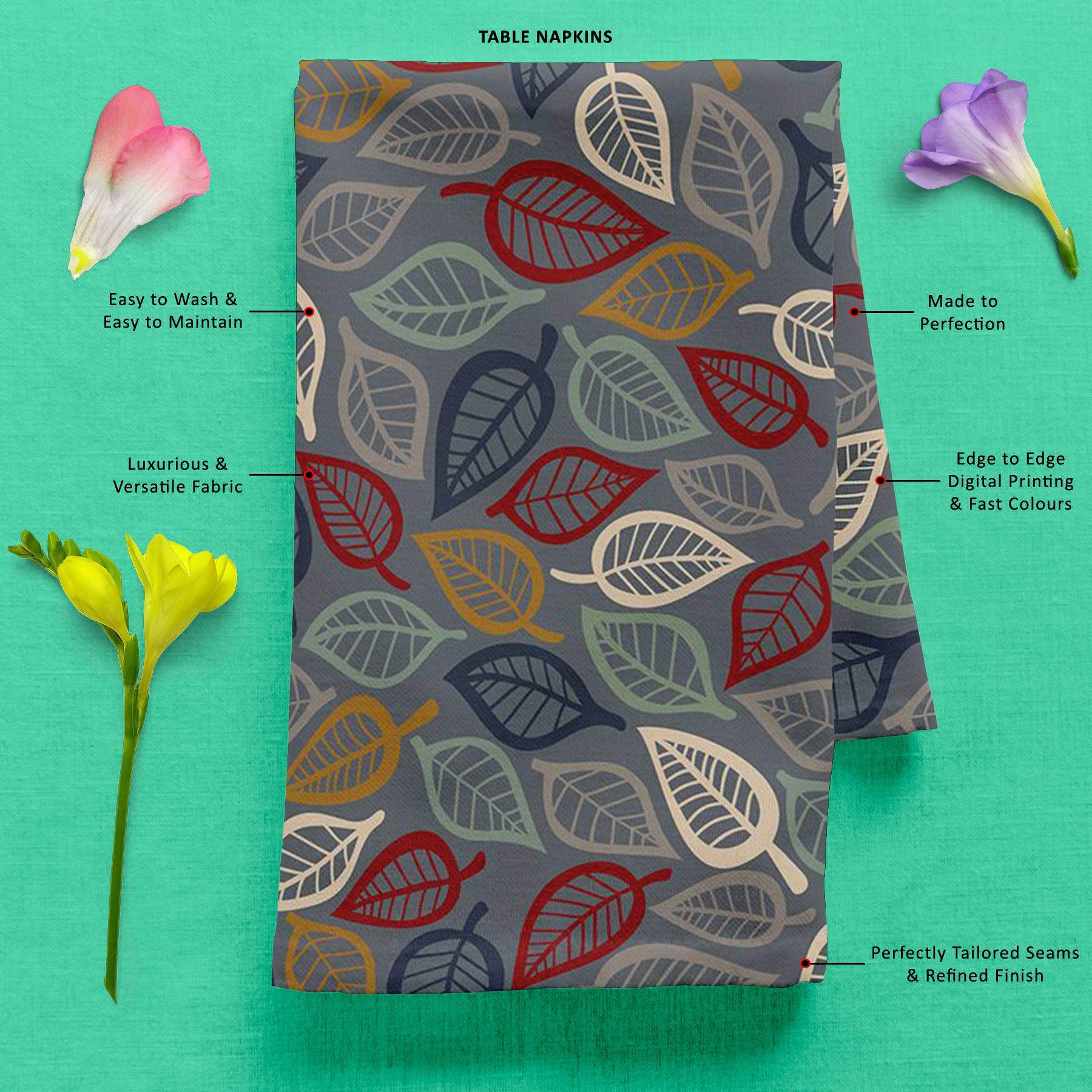 Summer Leaves Table Napkin