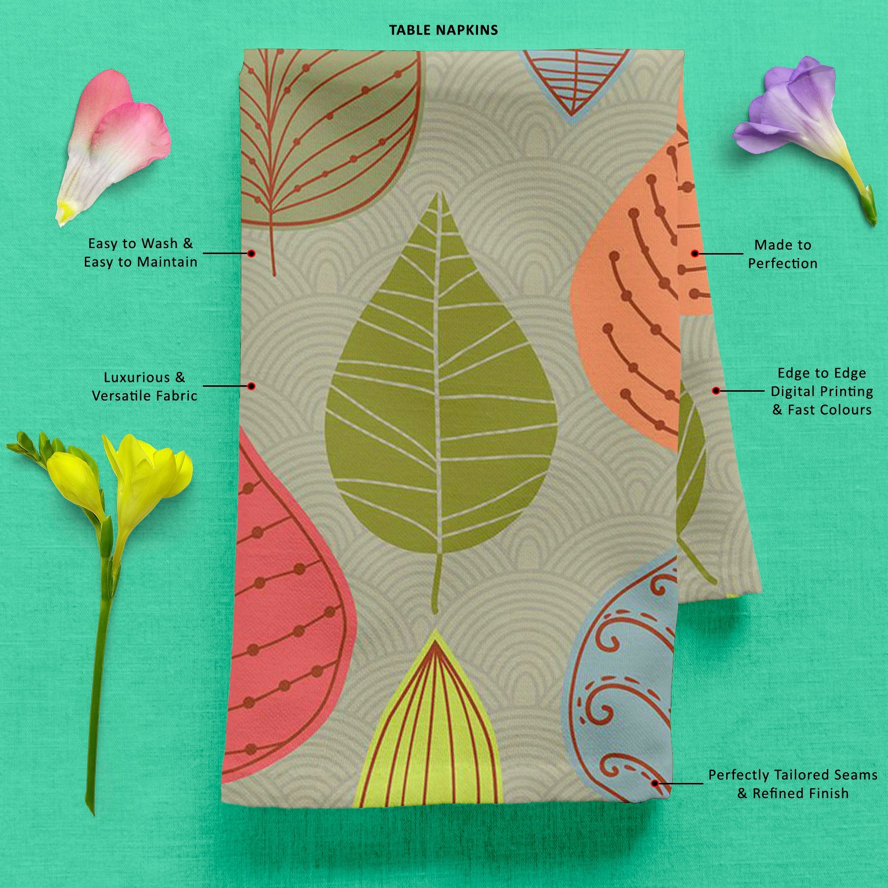 Leaf Art D4 Table Napkin