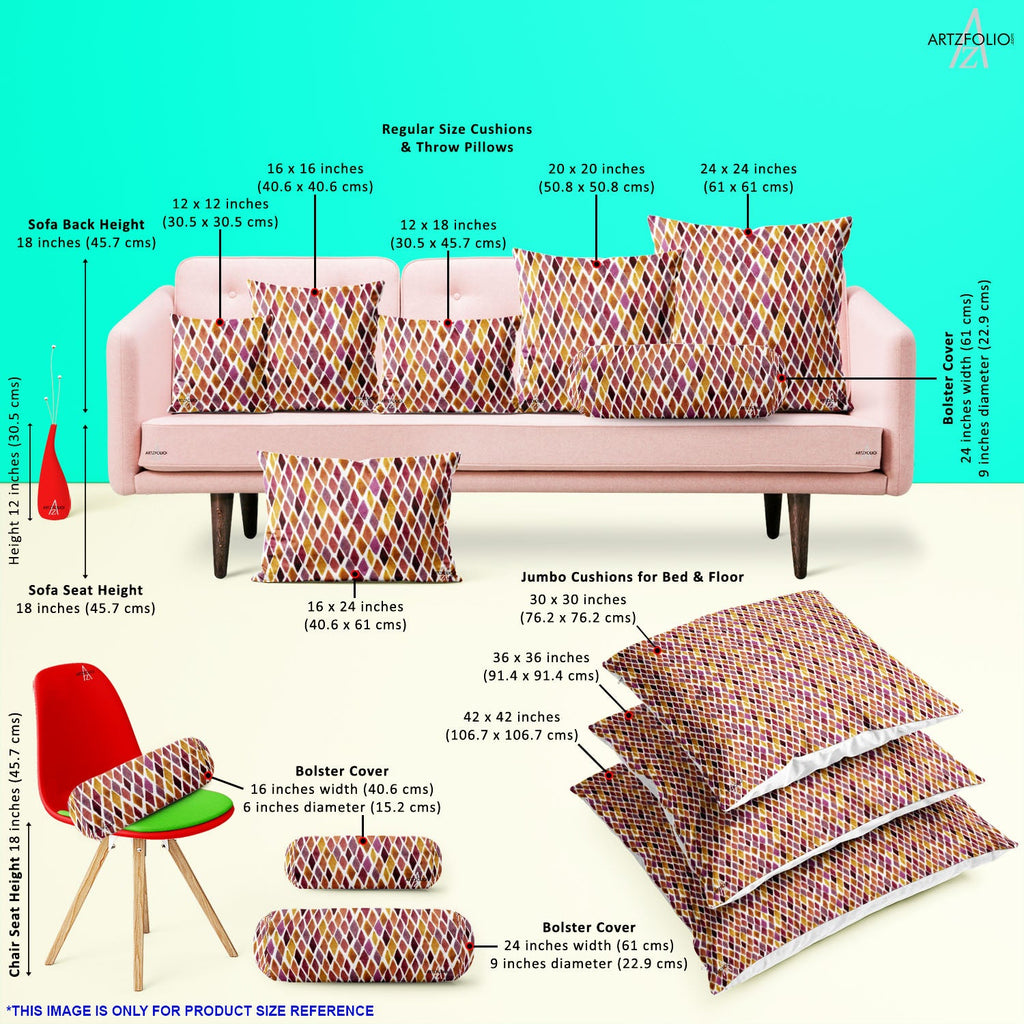 Checked D2 Cushion Cover Throw Pillow