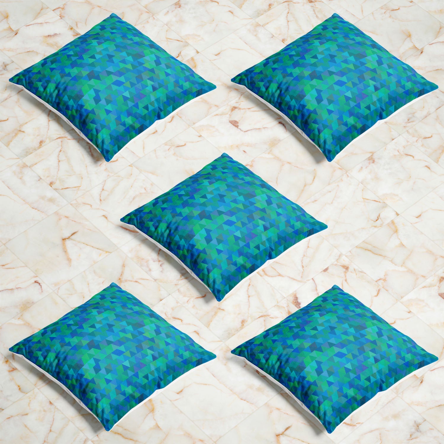 Creative Triangles D1 Cushion Cover Throw Pillow