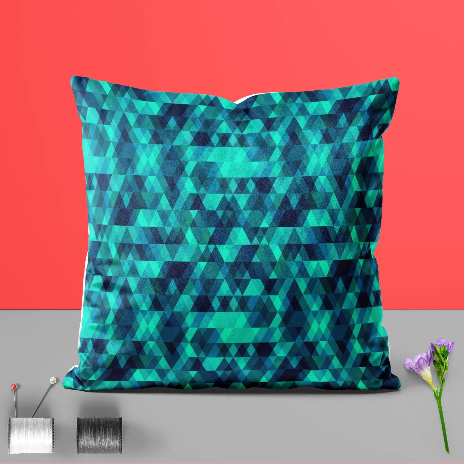 Creative Triangles D2 Cushion Cover Throw Pillow
