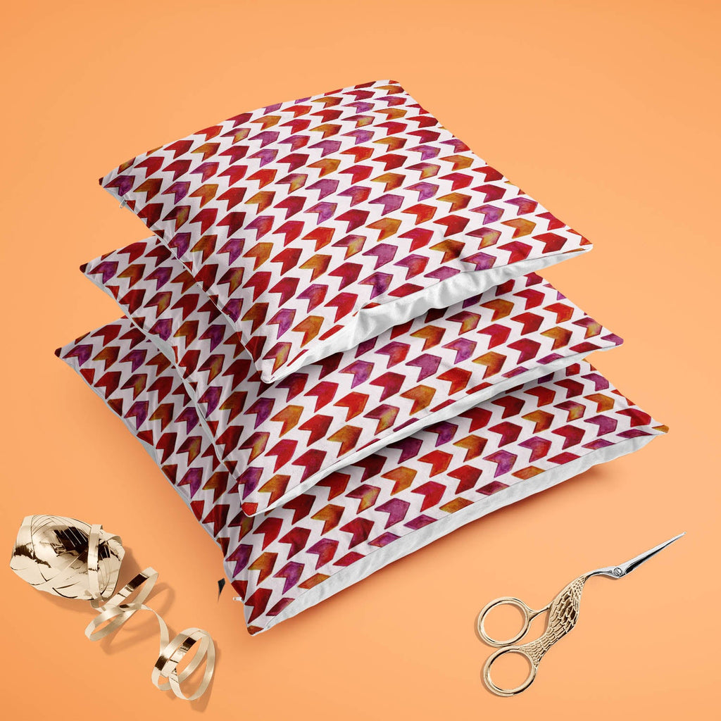 Arrowed D1 Cushion Cover Throw Pillow