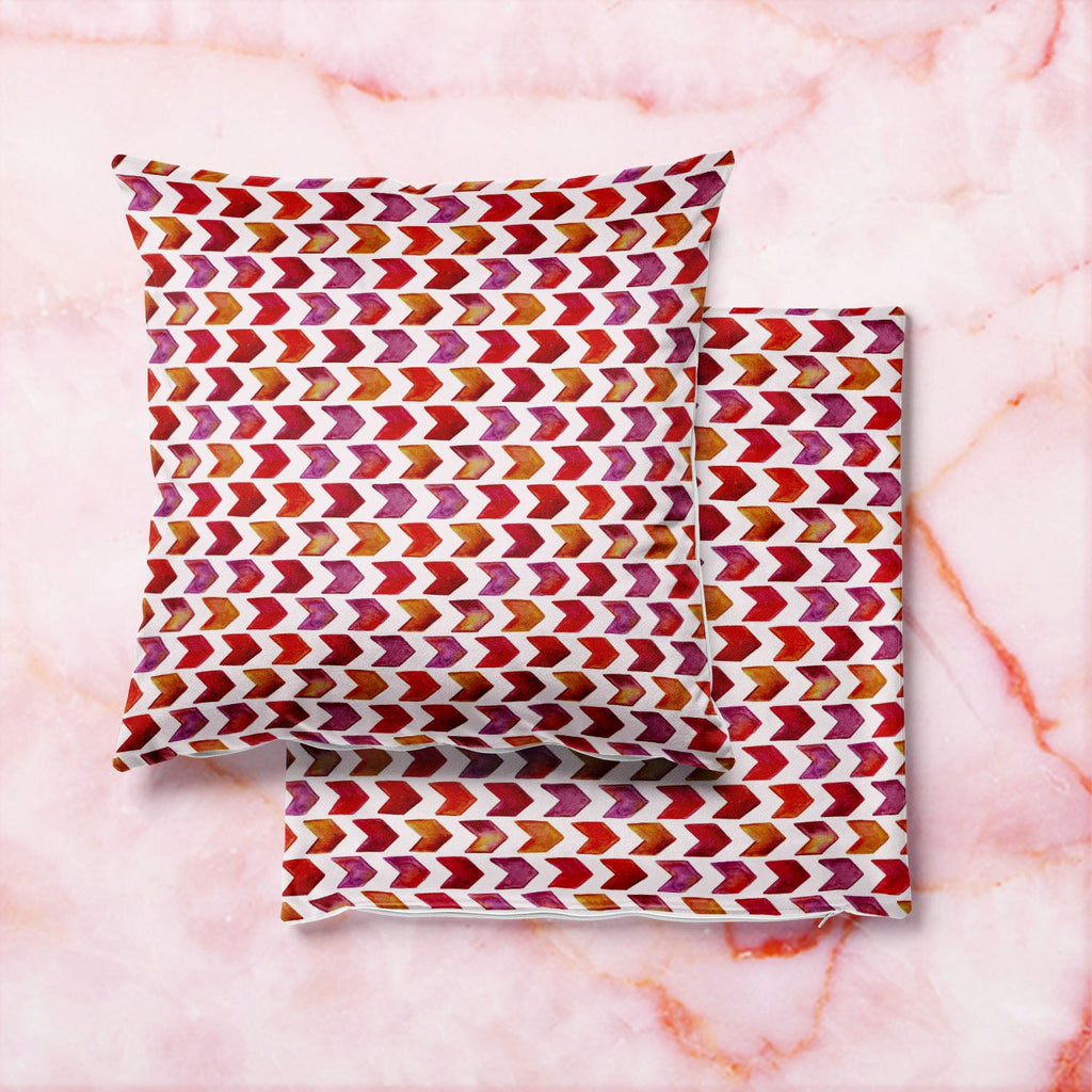 Arrowed D1 Cushion Cover Throw Pillow