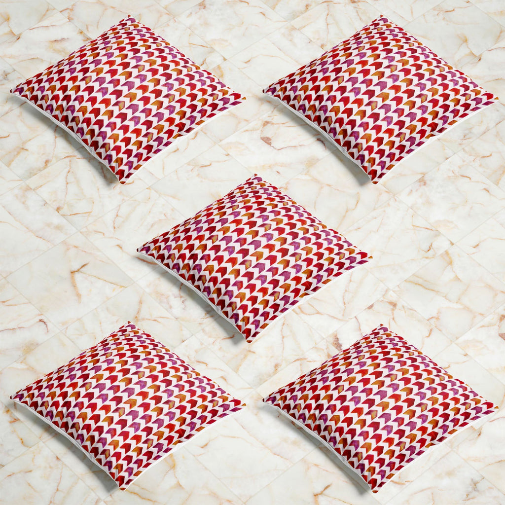 Arrowed D1 Cushion Cover Throw Pillow