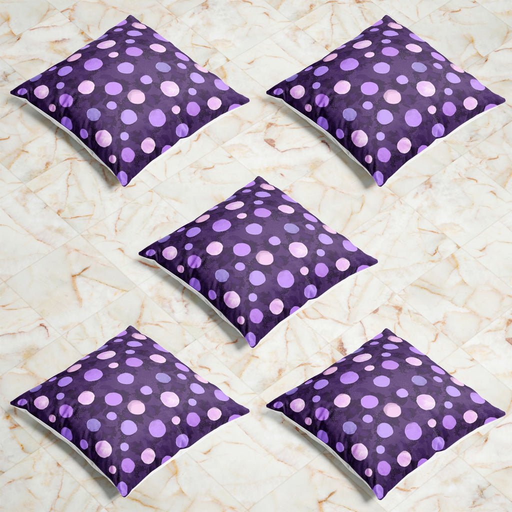 Watercolor Dots D2 Cushion Cover Throw Pillow