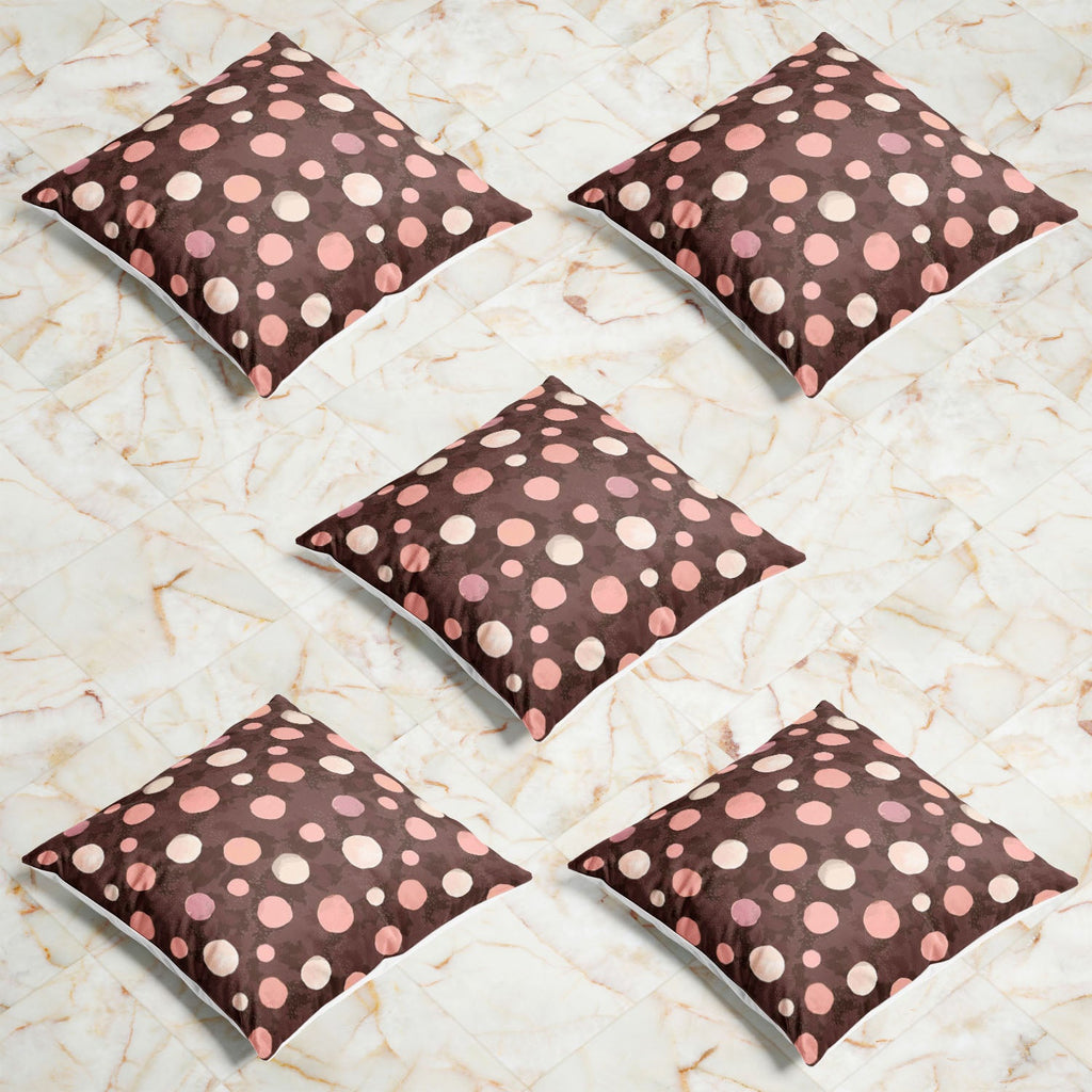 Watercolor Dots D3 Cushion Cover Throw Pillow