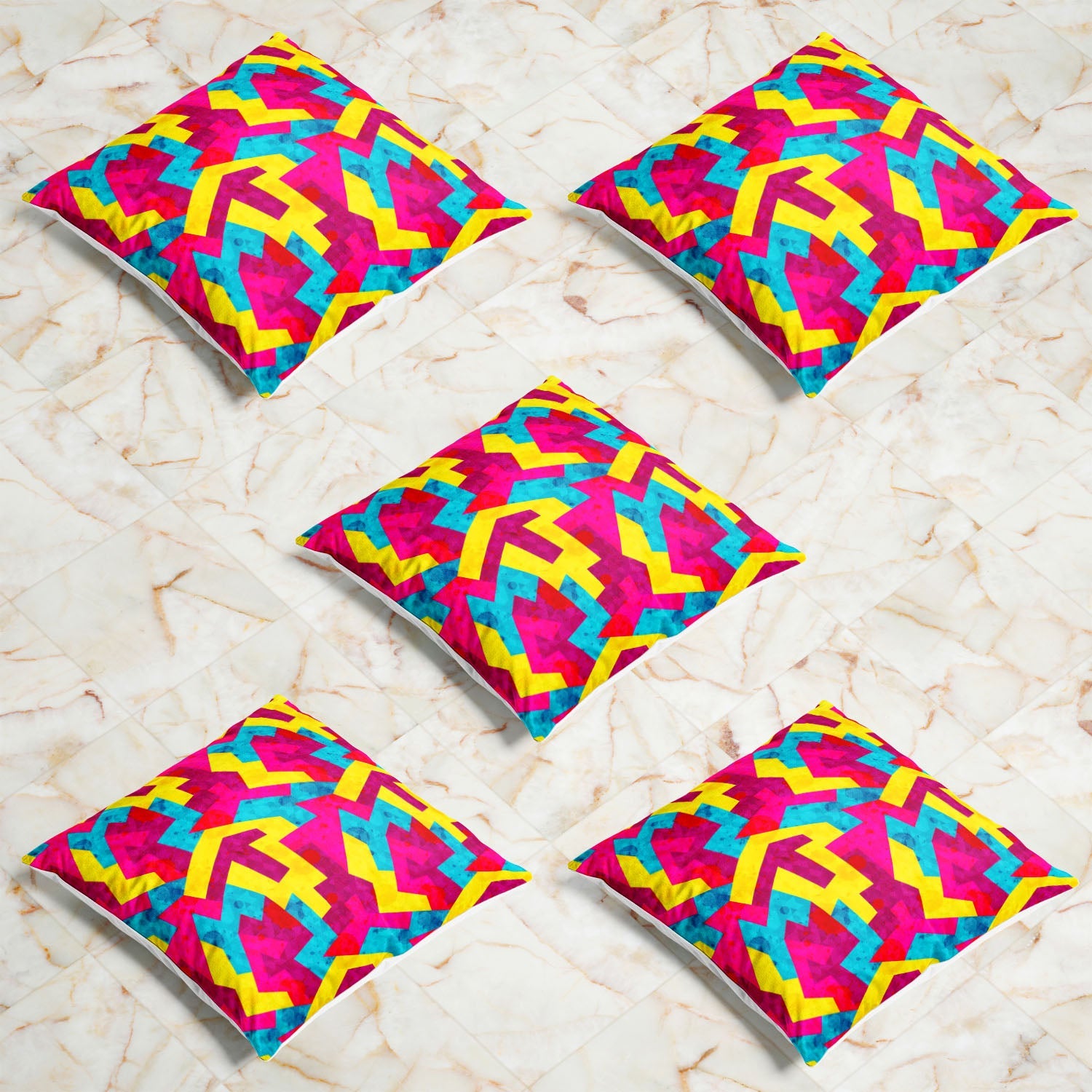 Geometric Style D1 Cushion Cover Throw Pillow