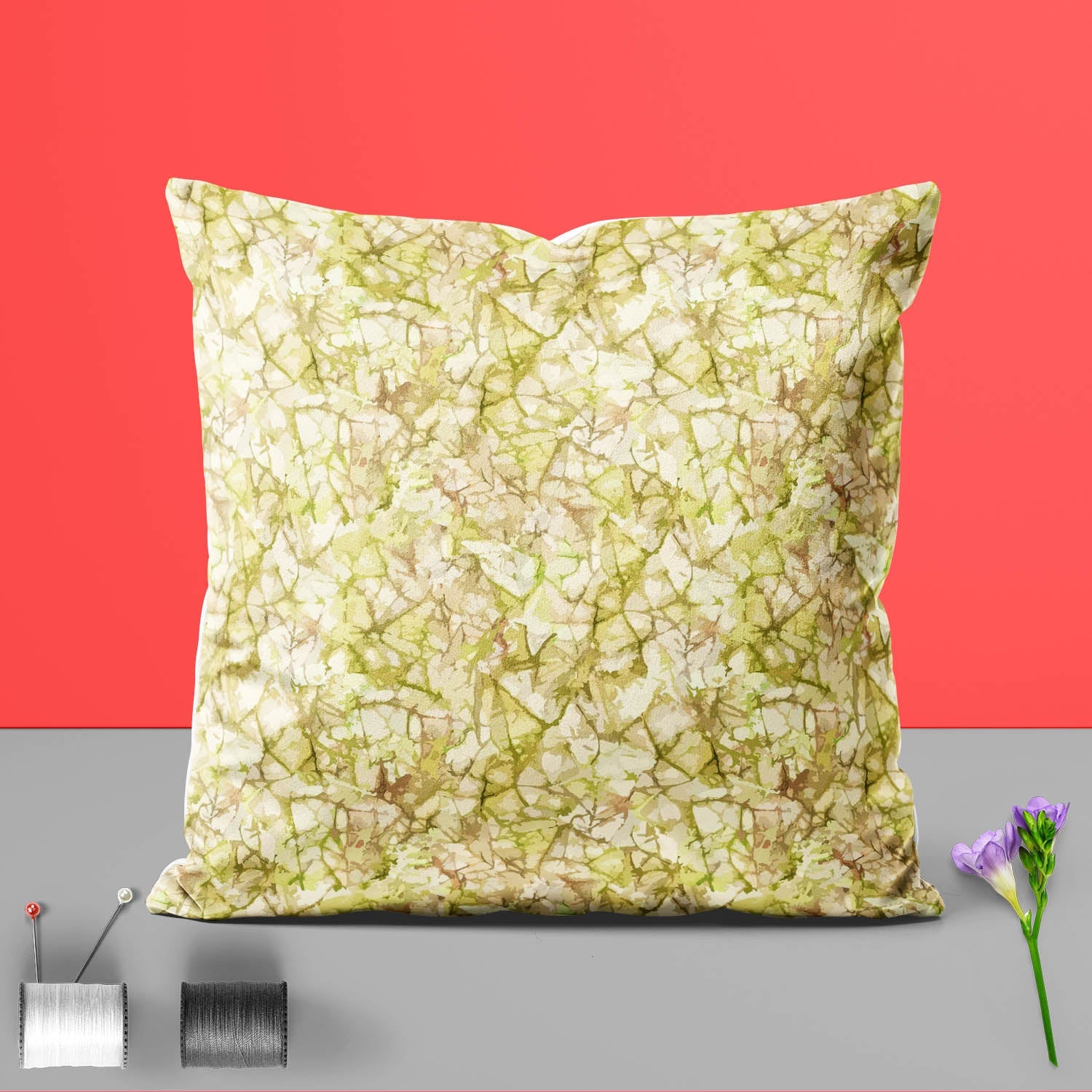 Bright Sand Cushion Cover Throw Pillow