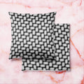 Monochrome Geometric D2 Cushion Cover Throw Pillow