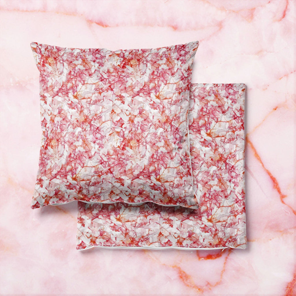 Bright Red Cushion Cover Throw Pillow
