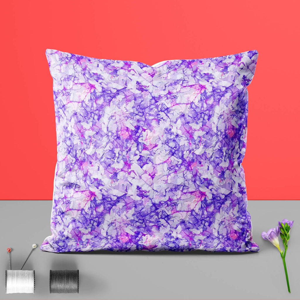 Bright Purple Cushion Cover Throw Pillow