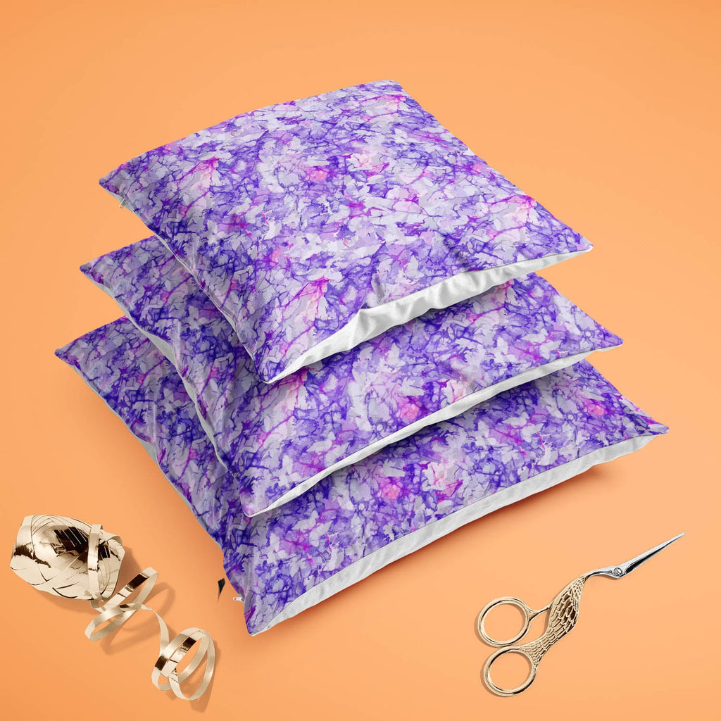 Bright Purple Cushion Cover Throw Pillow