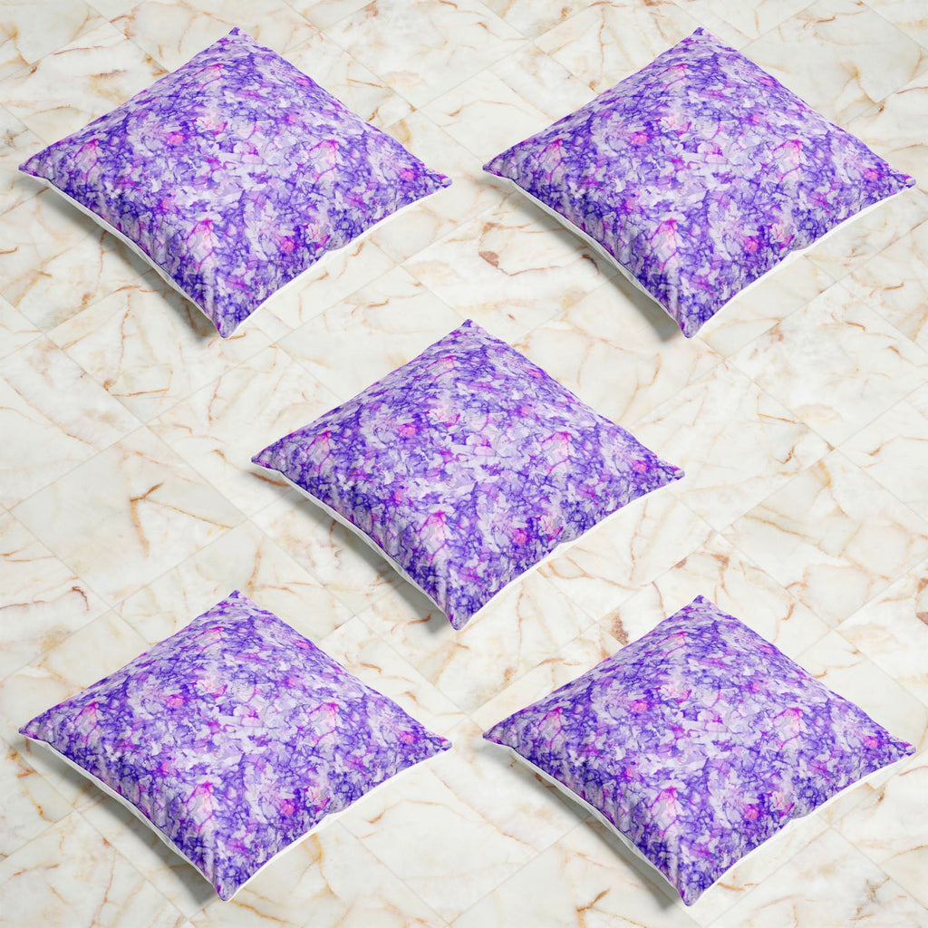 Bright Purple Cushion Cover Throw Pillow