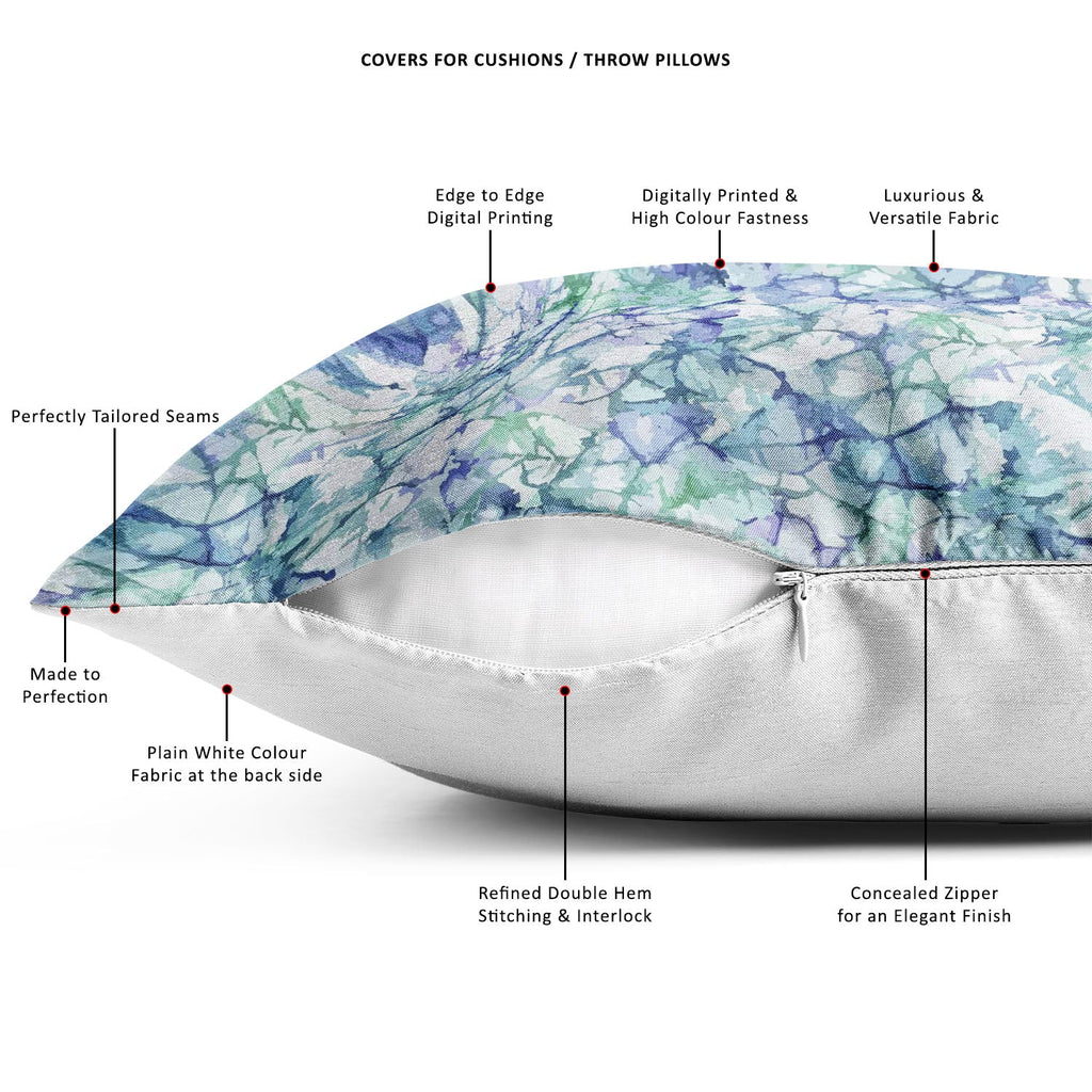 Bright Emerald Cushion Cover Throw Pillow