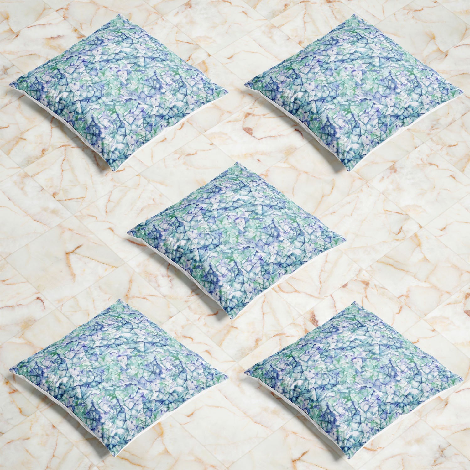 Bright Emerald Cushion Cover Throw Pillow