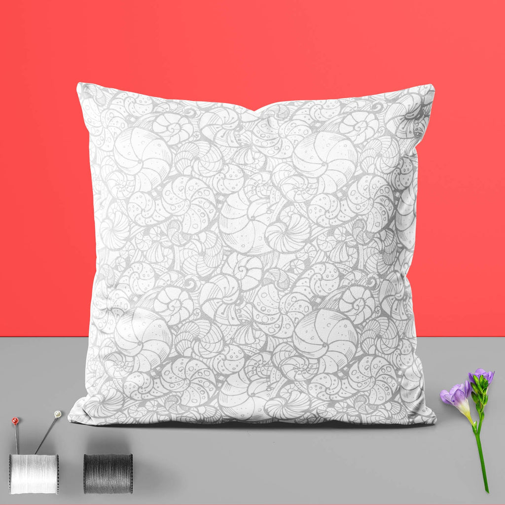 Seashells Cushion Cover Throw Pillow