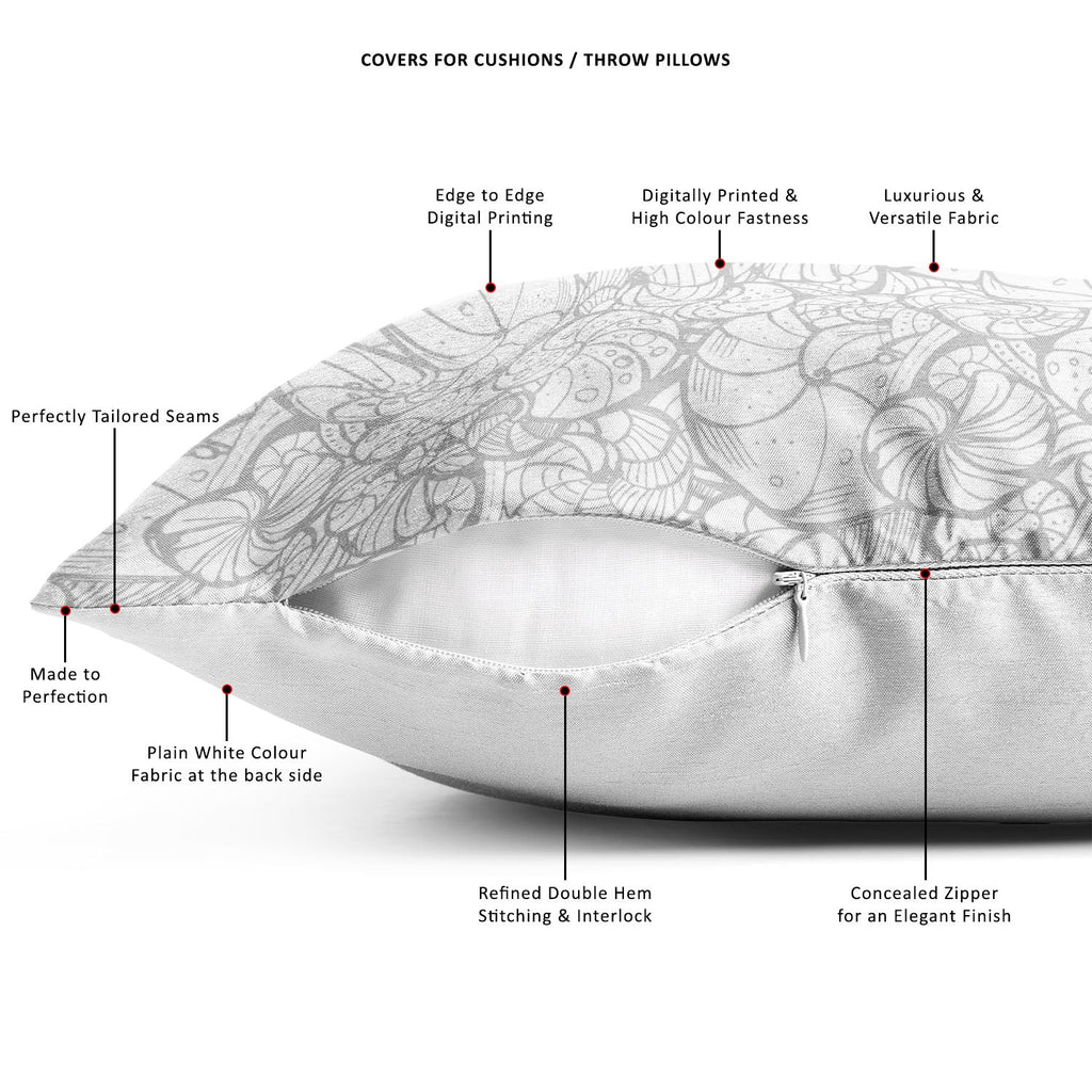 Seashells Cushion Cover Throw Pillow