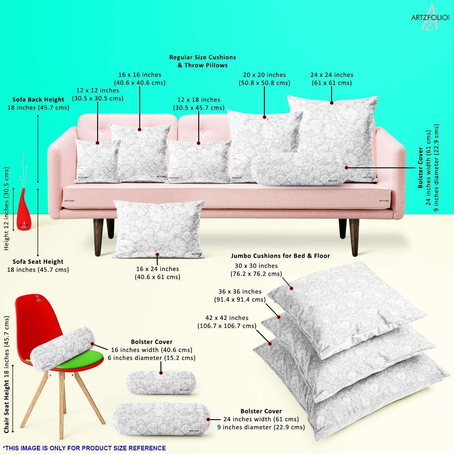 Seashells Cushion Cover Throw Pillow