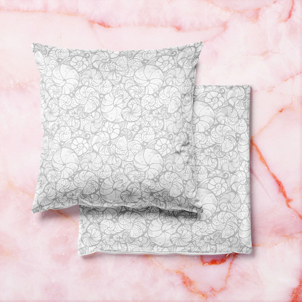 Seashells Cushion Cover Throw Pillow