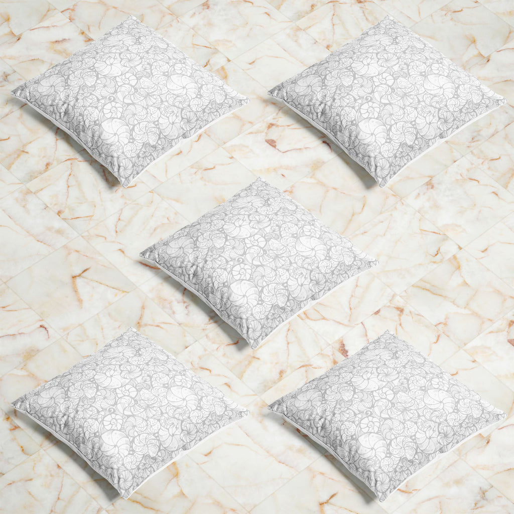 Seashells Cushion Cover Throw Pillow