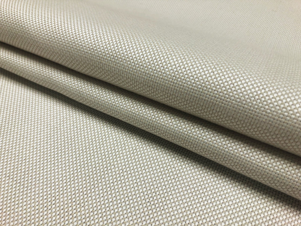 Designer Water & Stain Resistant Indoor Outdoor MCM Mid Century Modern Cream Upholstery Drapery Fabric