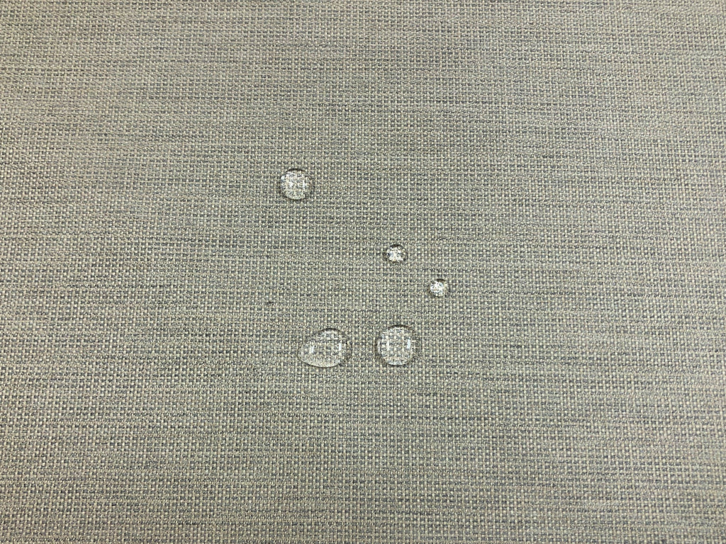 Designer Water & Stain Resistant Indoor Outdoor Grey Beige Neutral MCM Mid Century Modern Upholstery Drapery Fabric