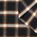 T23M05064 | Silk & Wool Check Tweed