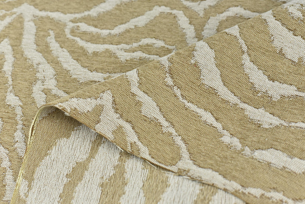 Vintage Tiger Animal Skin Textured Chenille Jacquard Upholstery Fabric For Chair Cushion|Brown Chenille Wild Animal Fabric